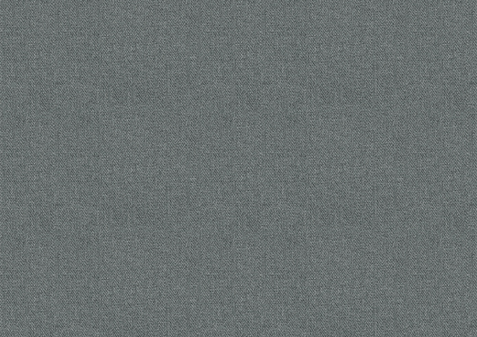Classic Herringbone (Blackout), Grey - Motorised Roman Blind - Image 7